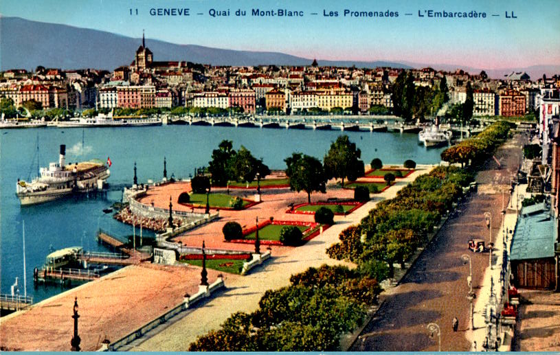 geneve, quai du mont-blanc