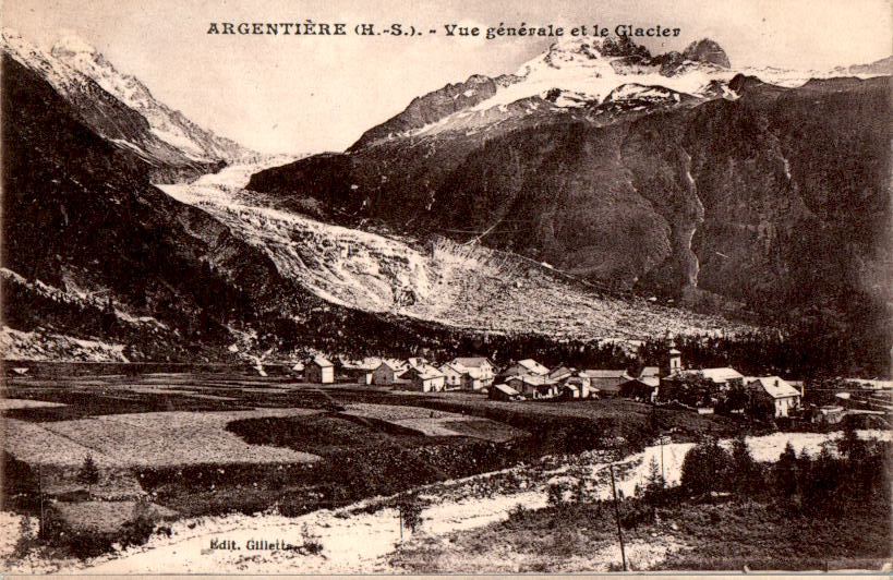 argentiere, le glacier