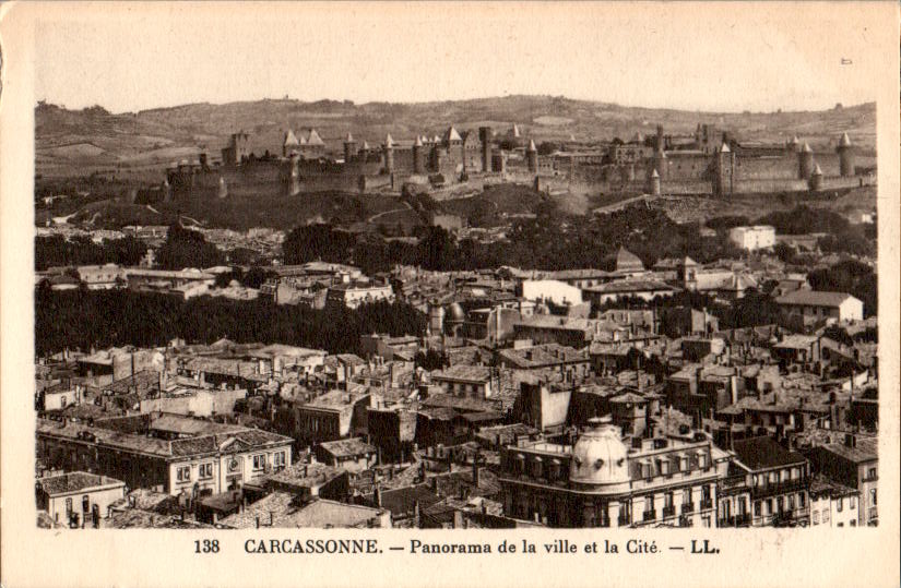 carcassonne, panorama