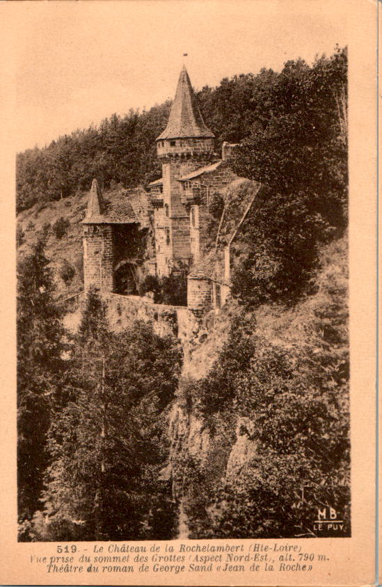 le chateau de la rochelambert, haute-loire