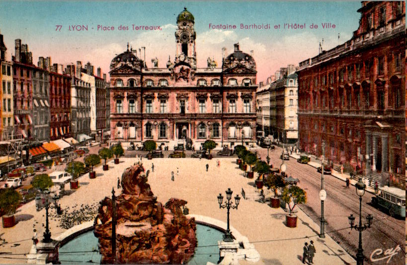 lyon, place des terreaux