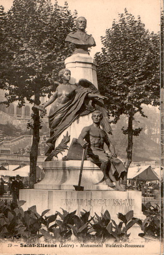 st etienne, monument waldeck-rousseau