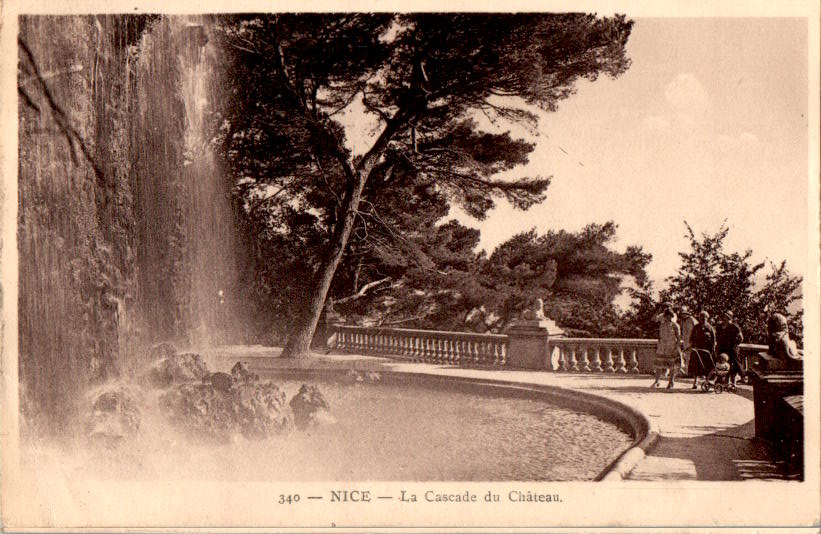 nice, la cascade du chateau