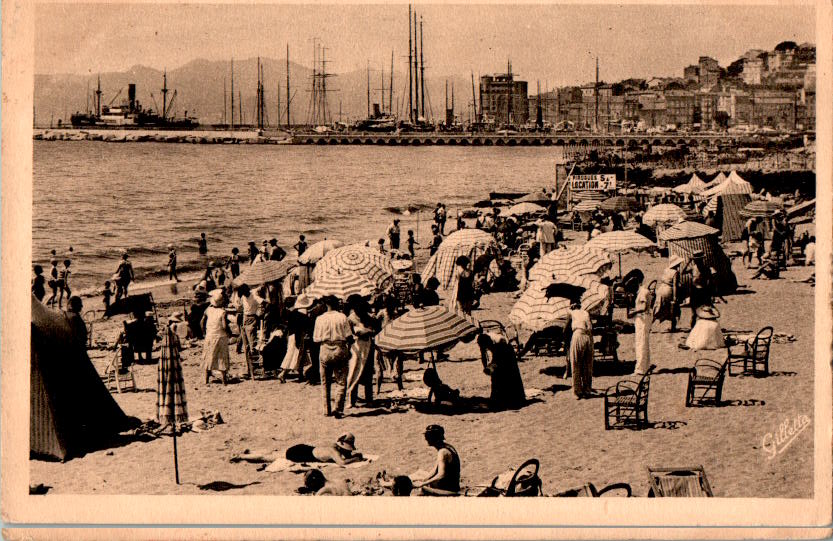 cannes, l'animation sur la plage