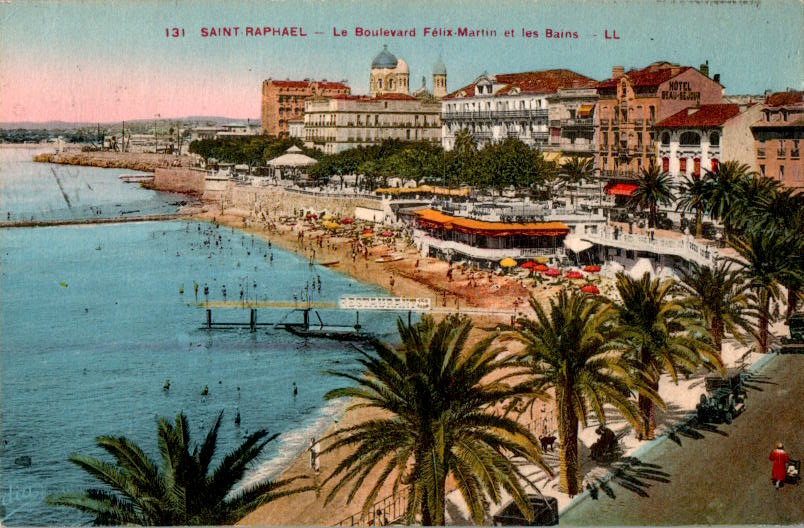 saint-raphael, le boulevard