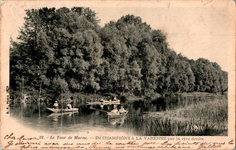 le tour de marne, de champigny a la varenne par la rive droite