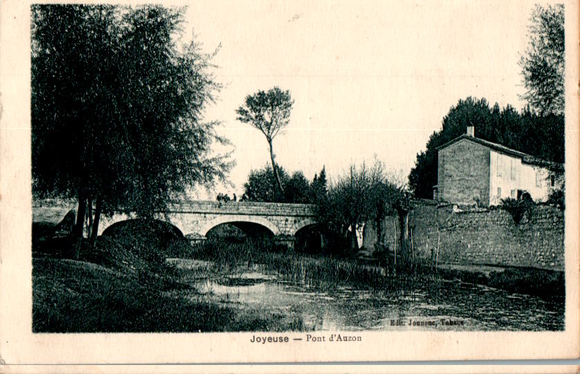 joyeuse, pont d'auzon