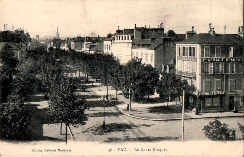 pau, le cours bosquet