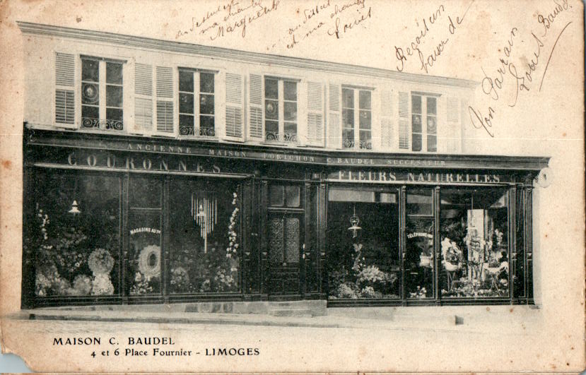 limoges, place fournier, maison c. baudel