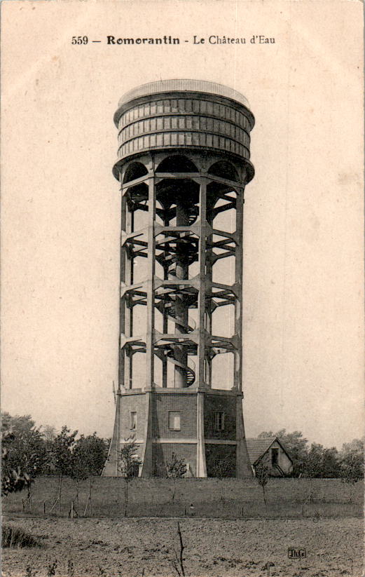 romorantin, le chateau d'eau