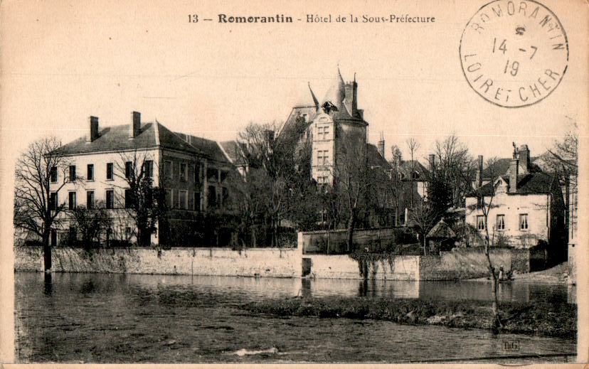 romorantin, hotel de la sous-prefecture