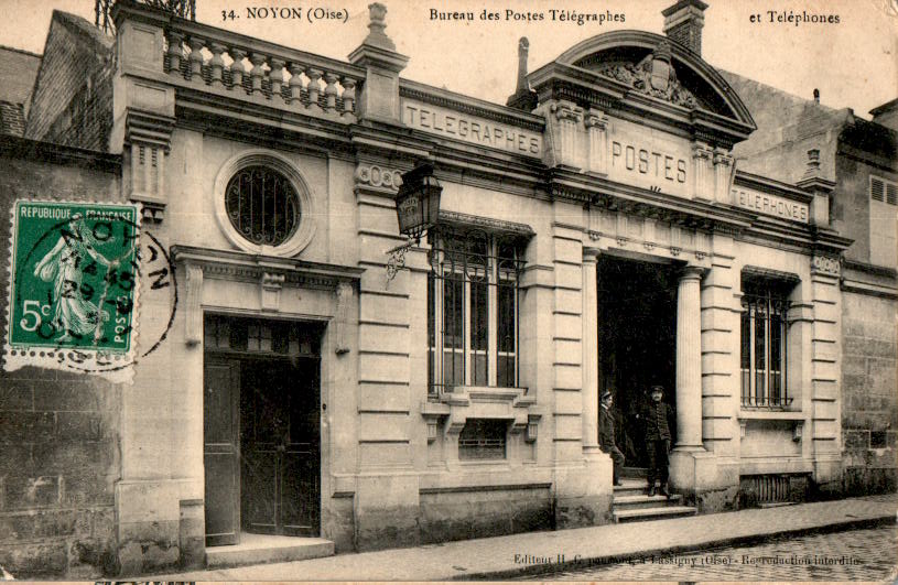 noyon (oise), postes