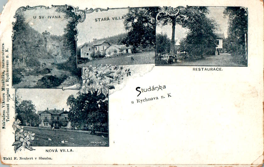 studanka, retaurace, nova villa