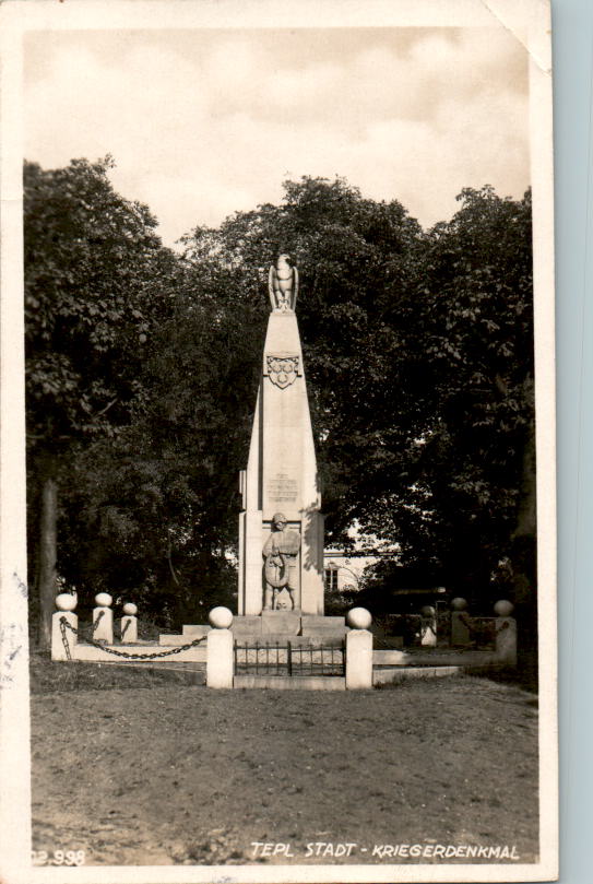 tepl stadt, kriegerdenkmal