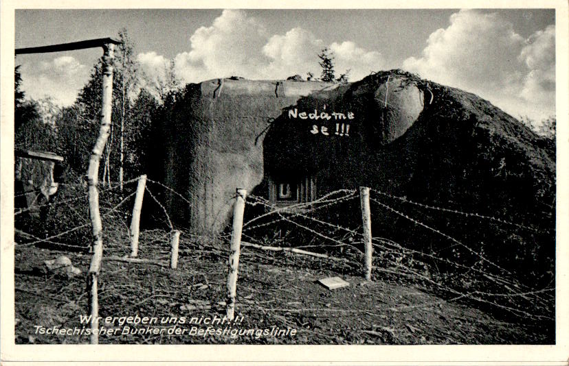 nedame se, tschechischer bunker, befestigungslinie