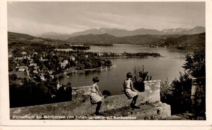 pörtschach am wörthersee vom hohen gloriette, 1938