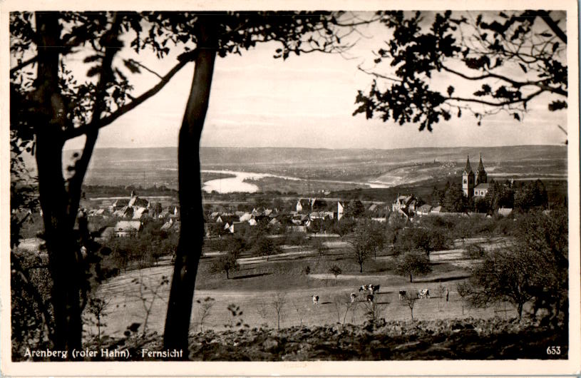 arenberg (roter hahn), fernsicht