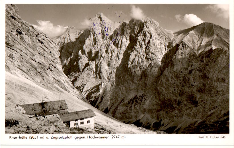 knorrhütte am zugspitzplatt g. hochwanner