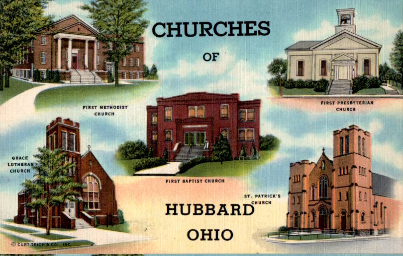 churches of hubbard, ohio