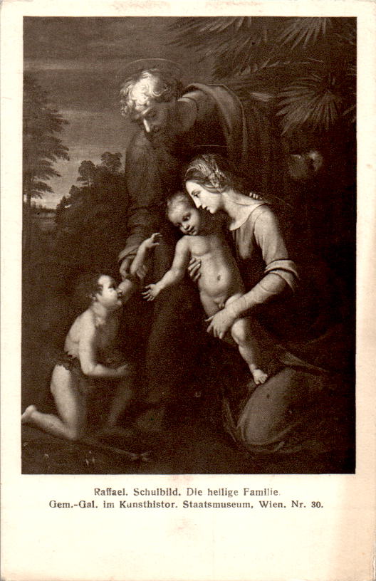 raffael, die hl. familie, the holy family