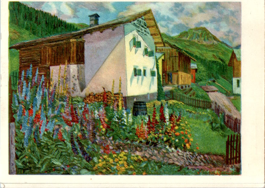 carl m. cromer, bauerngarten in davos