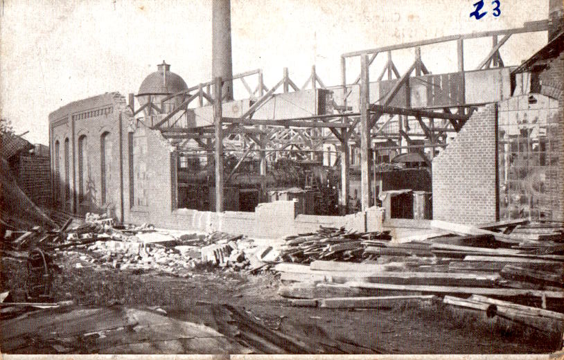 sturm-katastrophe zu chemnitz am 27. mai 1916, heizhäuser chemnitz-hilbersdorf