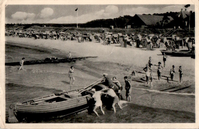 ostseebad graal-müritz, boot, strand