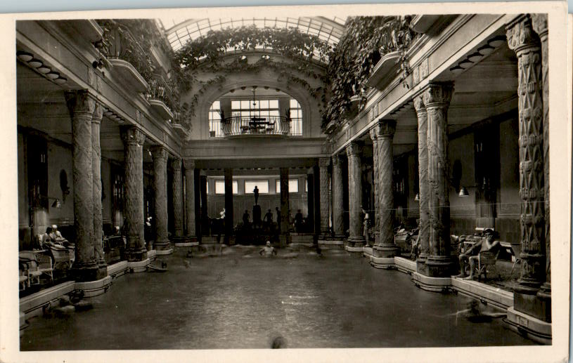 budapest, gellert gyogyfürdö, thermal bath