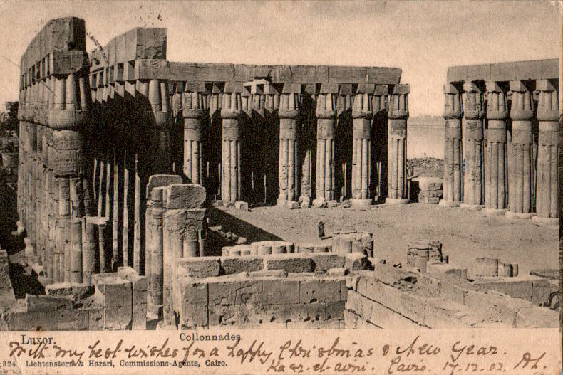 luxor, collonnades