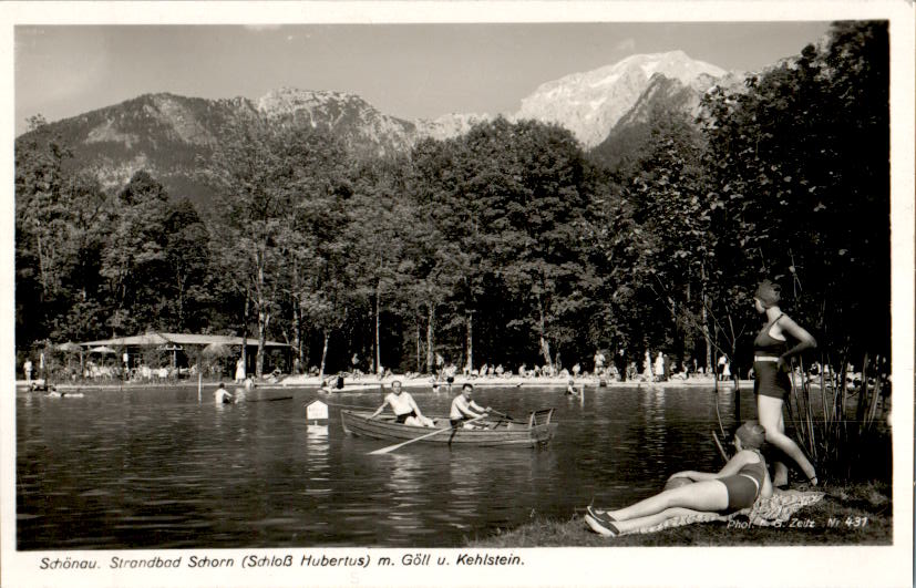 schönau, strandbad schorn m. göll u. kehlstein