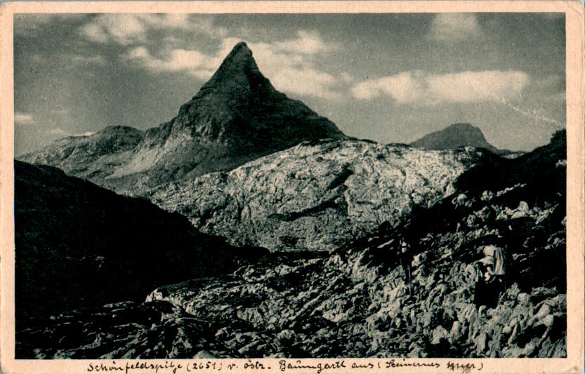 schönfeldspitze im steinernen meer