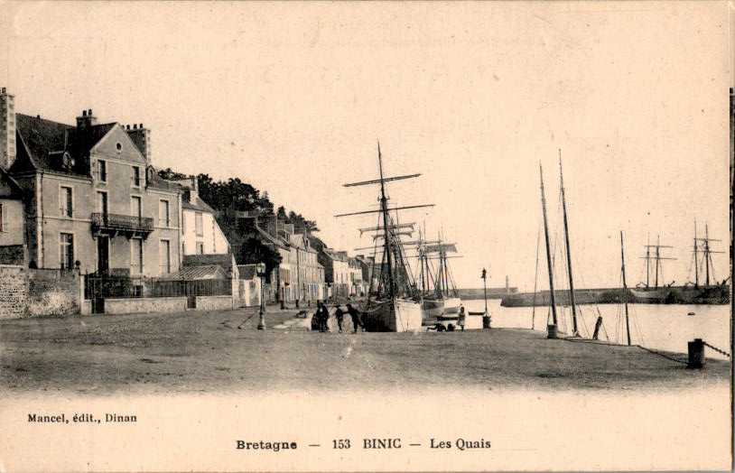 bretagne, binic, les quais