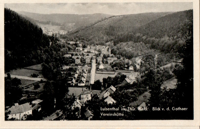 luisenthal,  blick v. d. gothaer vereinshütte