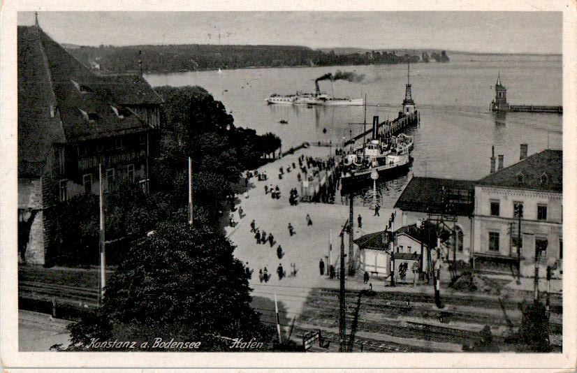 konstanz am bodensee, hafen