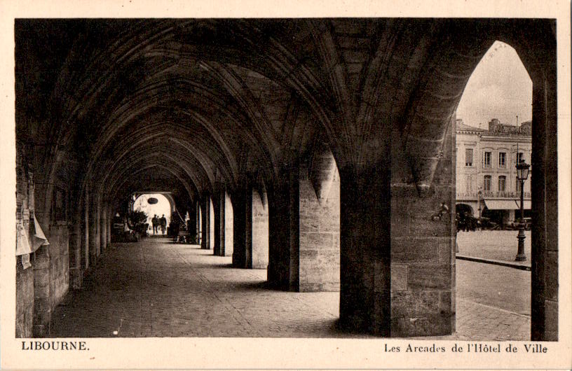 libourne, le arcades