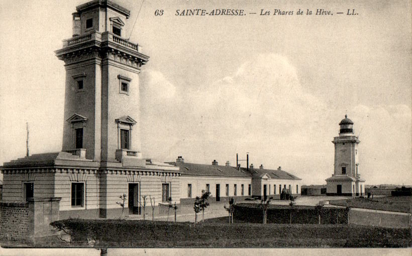 sainte-adresse, les phares de la heve