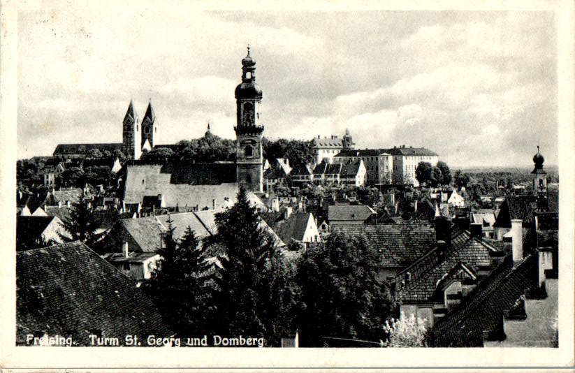 freising, turm st. georg und domberg