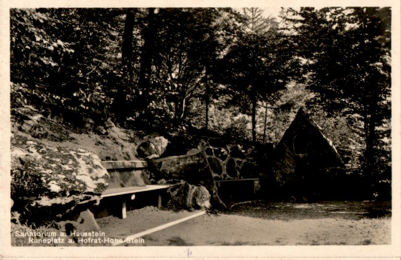 sanatorium am hausstein, ruheplatz