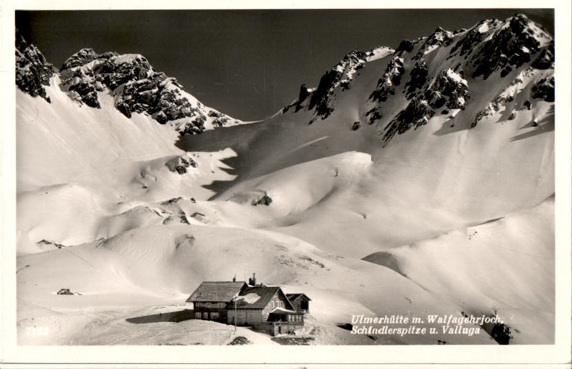 ulmerhütte m. walfagehrjoch, schindlerspitze u. valluga