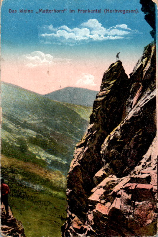 das kleine matterhorn im frankental (hochvogesen), feldpost