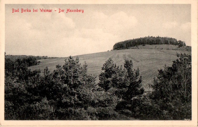 bad berka bei weimar, der hexenberg