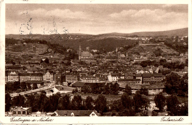 esslingen am neckar, teilansicht