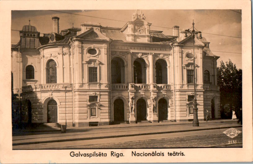 galvaspilseta riga, nacionalais teatris