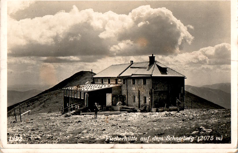 fischerhütte auf dem schneeberg, puchberg