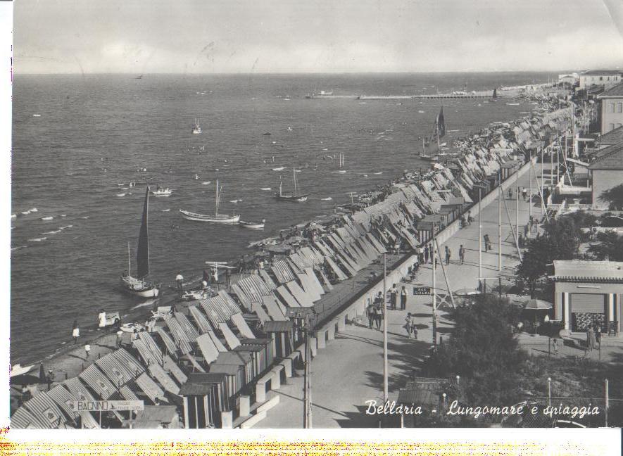 bellaria, lungomare e spiaggia