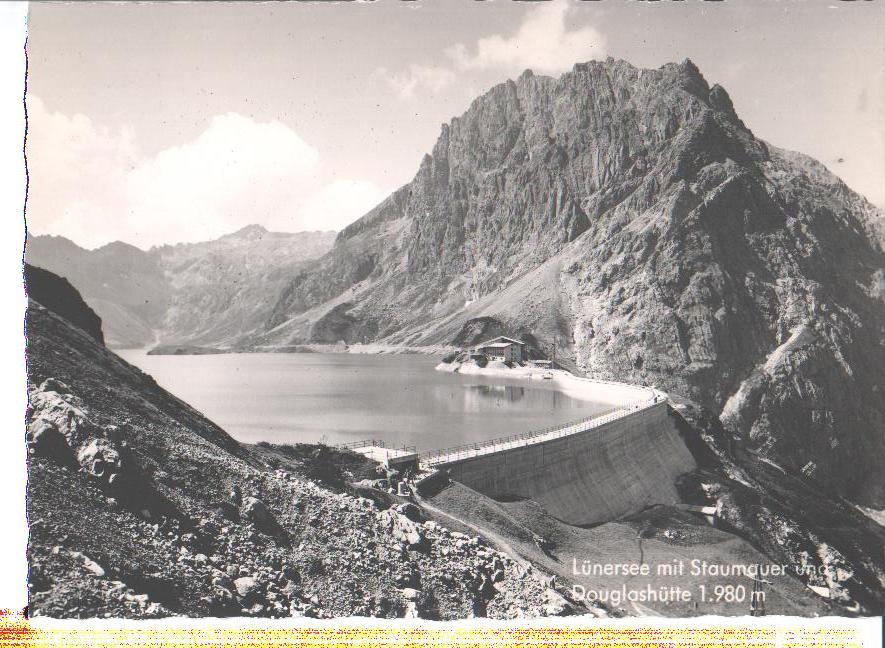 lünersee m. staumauer