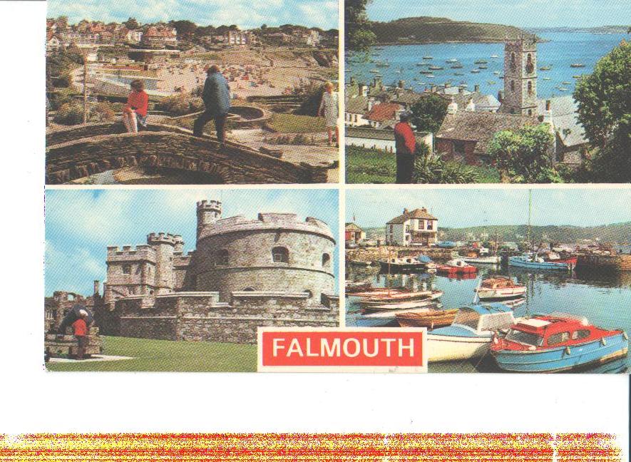 falmouth, cornwall, the parish church a. harbour, 1978