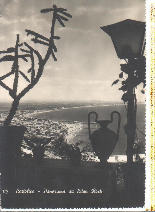 cattolica - panorama da eden rock, 1953