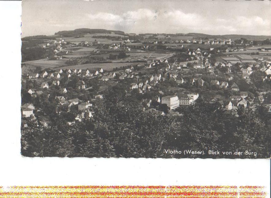 vlotho (weser), blick v.d. burg