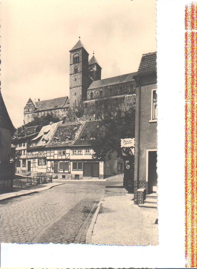 quedlinburg, blick z. dom